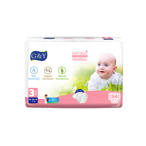 G&Y® Natural Ultra Sensitive Diaper - 3 Midi