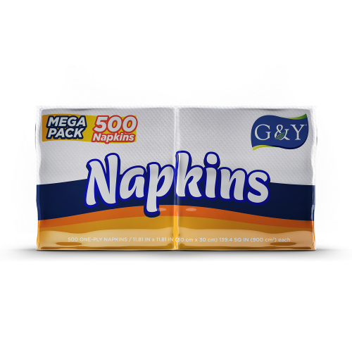 G&Y® Napkins - 500 Sheets